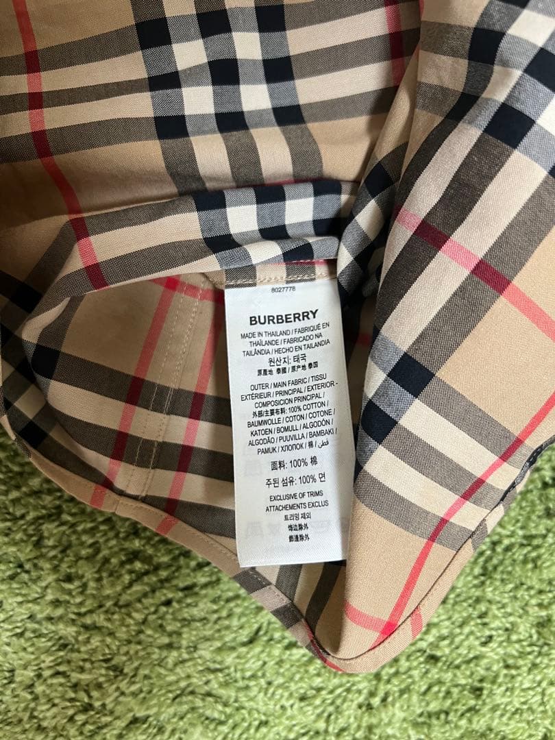 BURBERRY チェック柄 長袖シャツ バーバリー