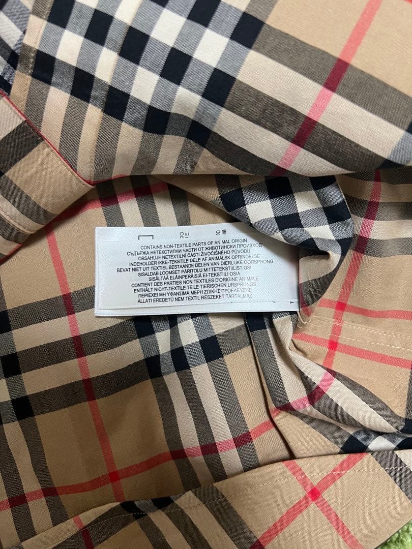 BURBERRY チェック柄 長袖シャツ バーバリー
