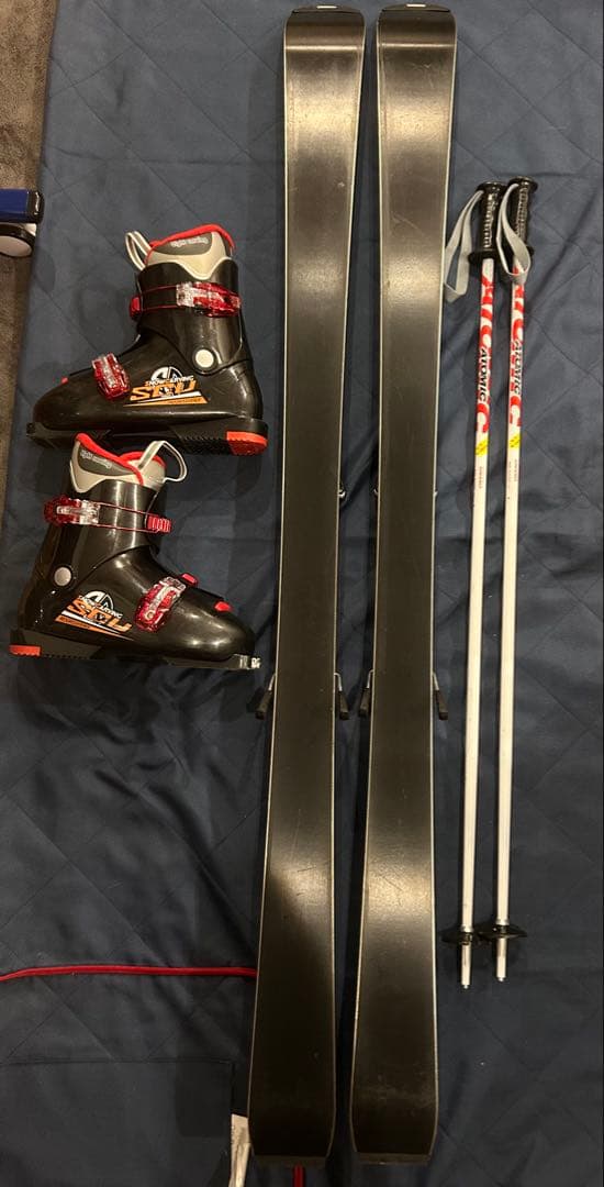 140 150 子供 スキー PURE CONSCIOUS セット ジュニア