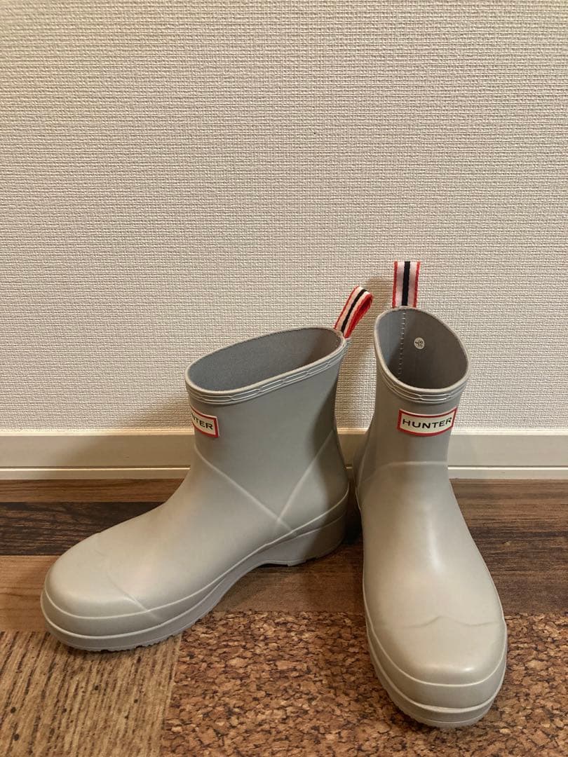 新品　ハンター　レインブーツ　スノーブーツ　オフホワイト　26㎝