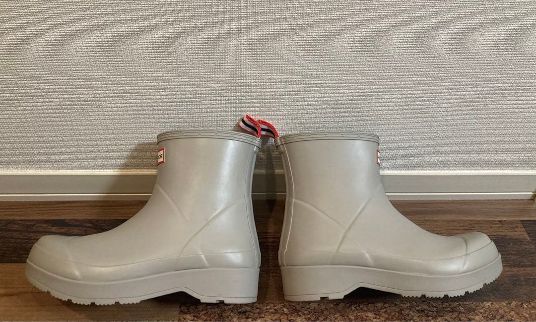 新品　ハンター　レインブーツ　スノーブーツ　オフホワイト　26㎝