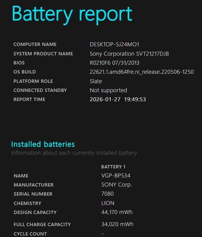 Windowsデスクトップ SONY VAIO Tap 21 SVT21217DJB