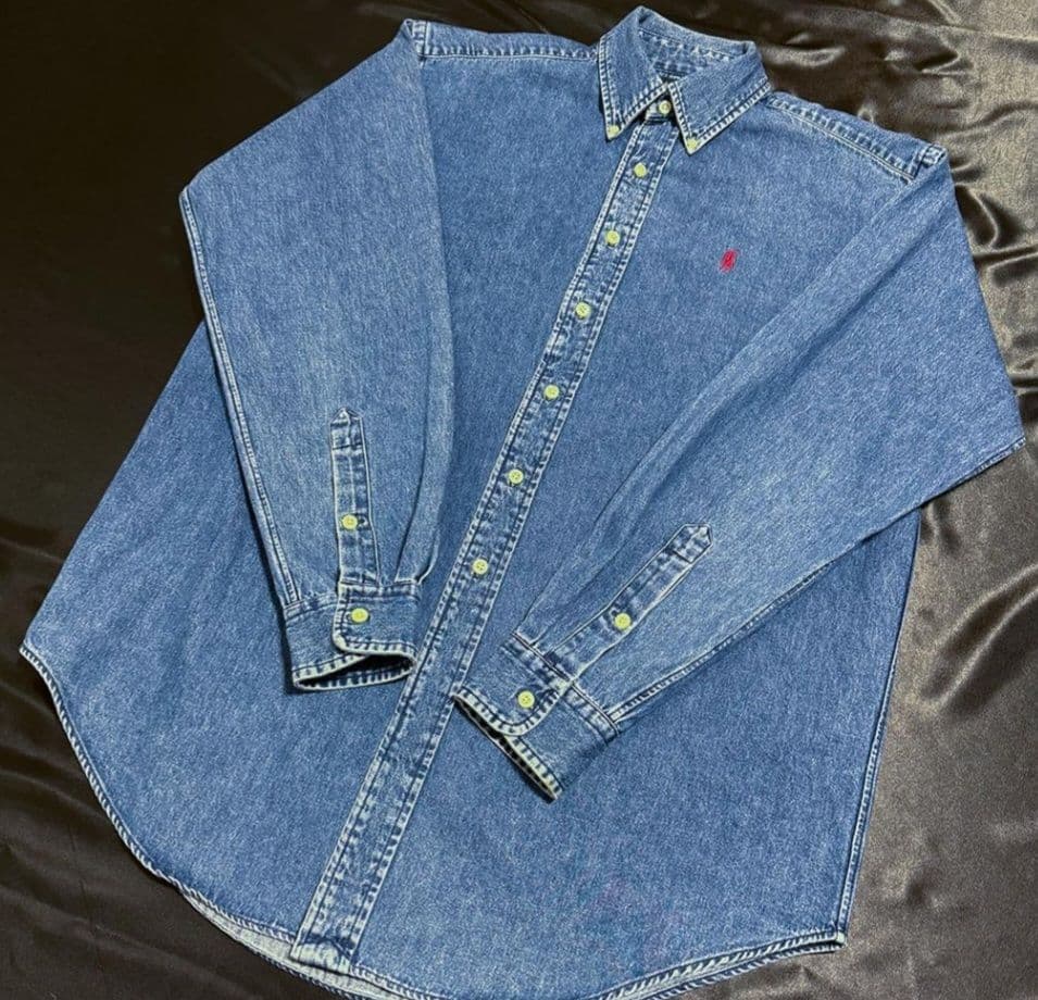 ミ*ツ様 Ralph Lauren デニムシャツ Sサイズ ブルー