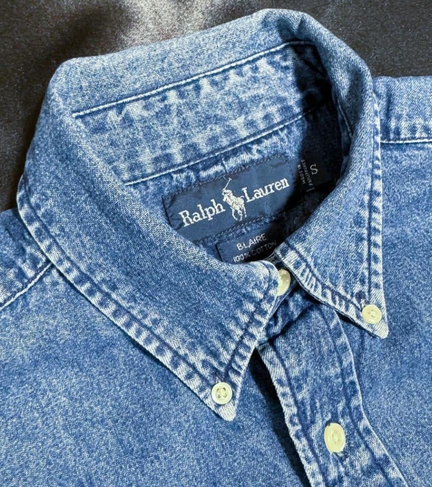 ミ*ツ様 Ralph Lauren デニムシャツ Sサイズ ブルー
