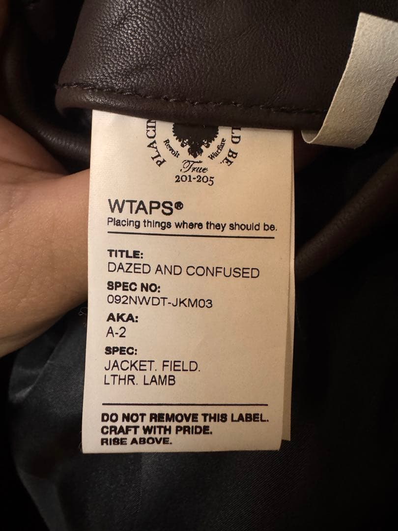 WTAPS A-2ジャケット