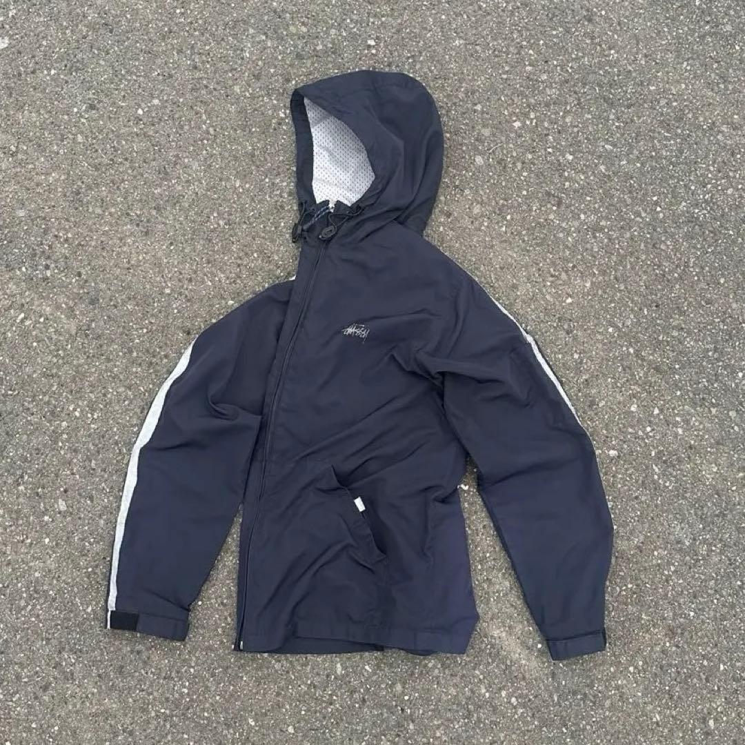 【大幅値下げ】90s old stussy マウンテンパーカー　黒　M テック系