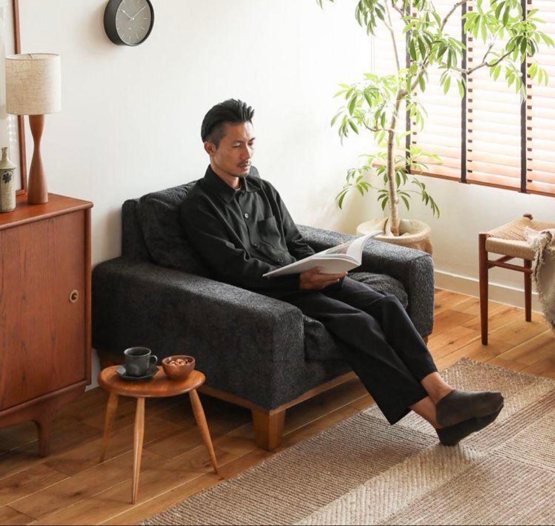 【6/22までの出品】ReCENO リセノ 1人用ソファ folk オリーブ