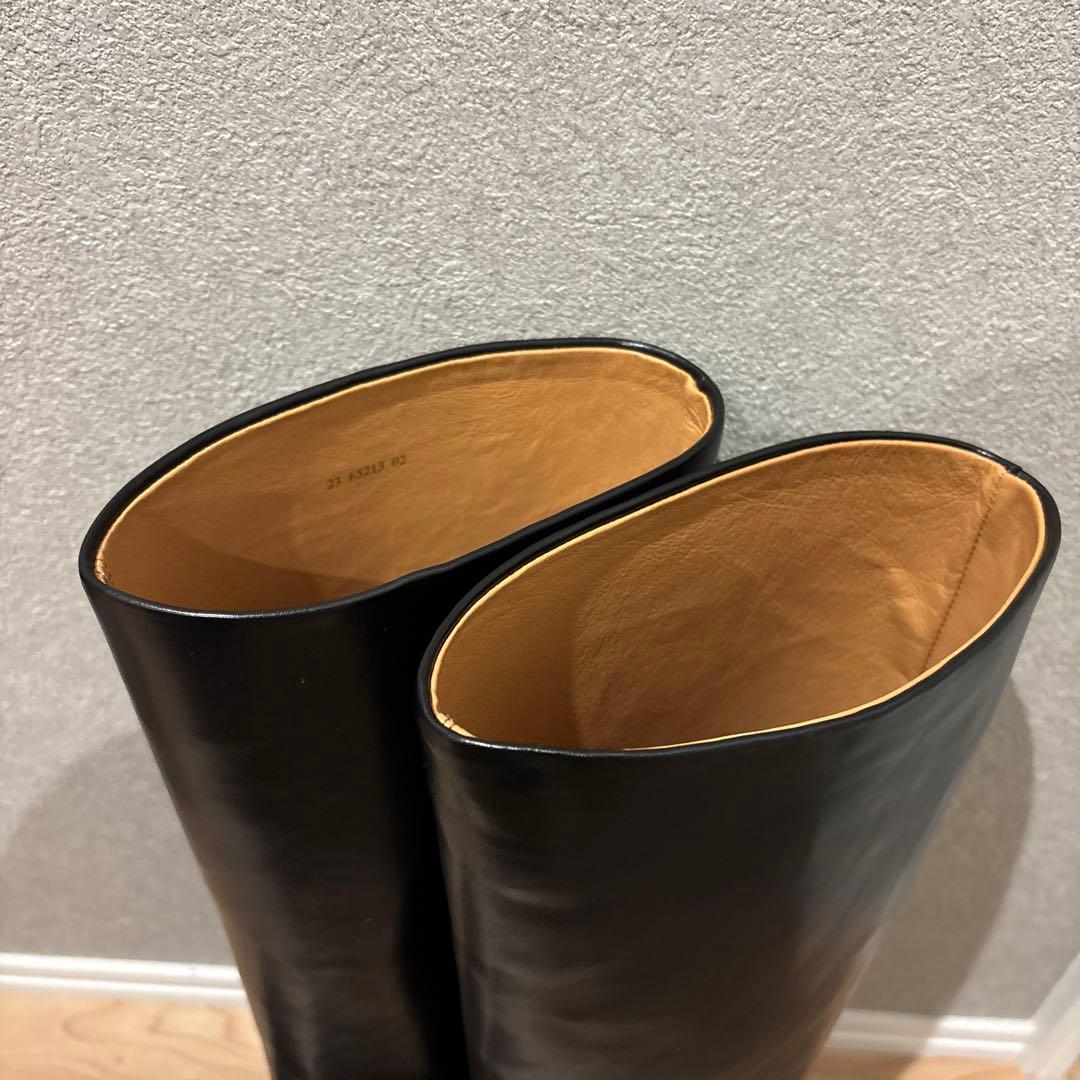 【LETALON】2㎝ワイドシャフトロングブーツ（Sサイズ）