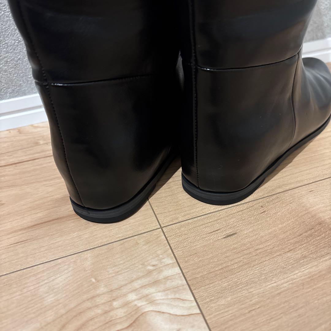 【LETALON】2㎝ワイドシャフトロングブーツ（Sサイズ）