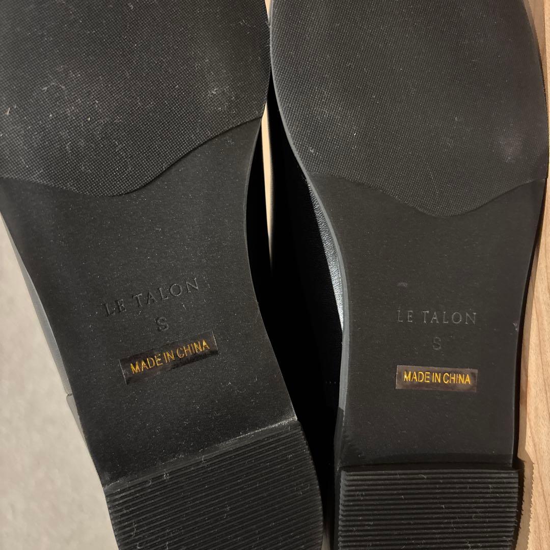 【LETALON】2㎝ワイドシャフトロングブーツ（Sサイズ）