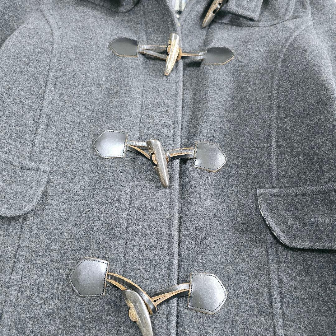 バーバリー ロンドン ノバチェック ダッフルコート グレー