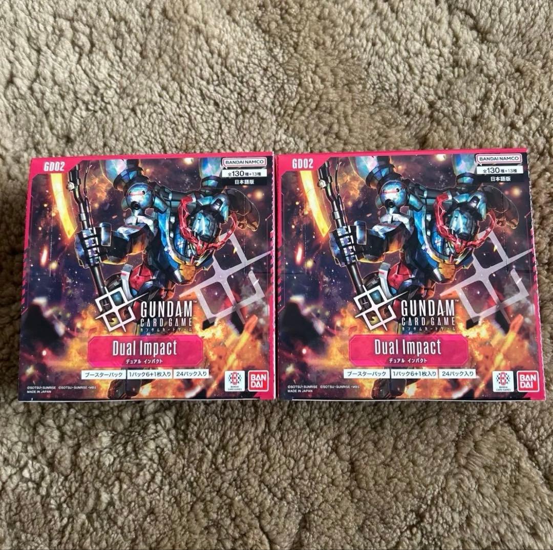 バンダイ ガンダムカードゲーム デュアルインパクト 2box