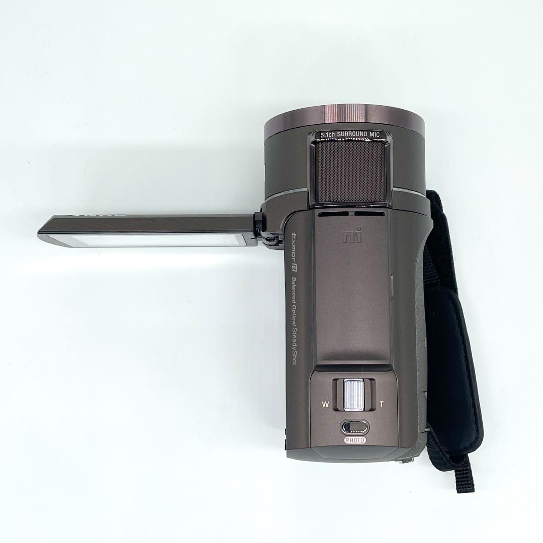 即配【美品】SONY FDR-AX45 ブロンズブラウン 4K ビデオカメラ