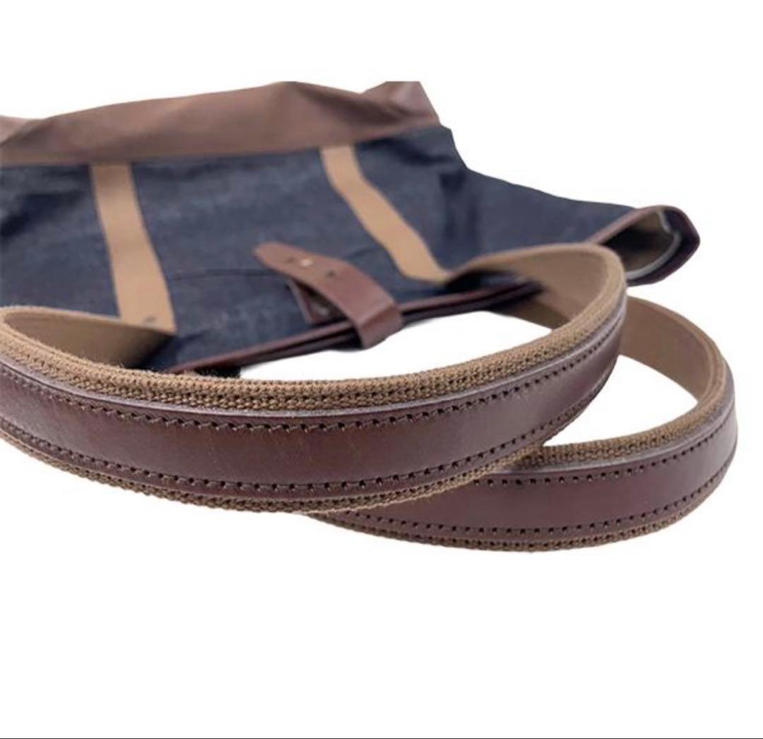 新品 ウエアハウス Lot 5212 デニム トートバッグ ダック レザー 生地