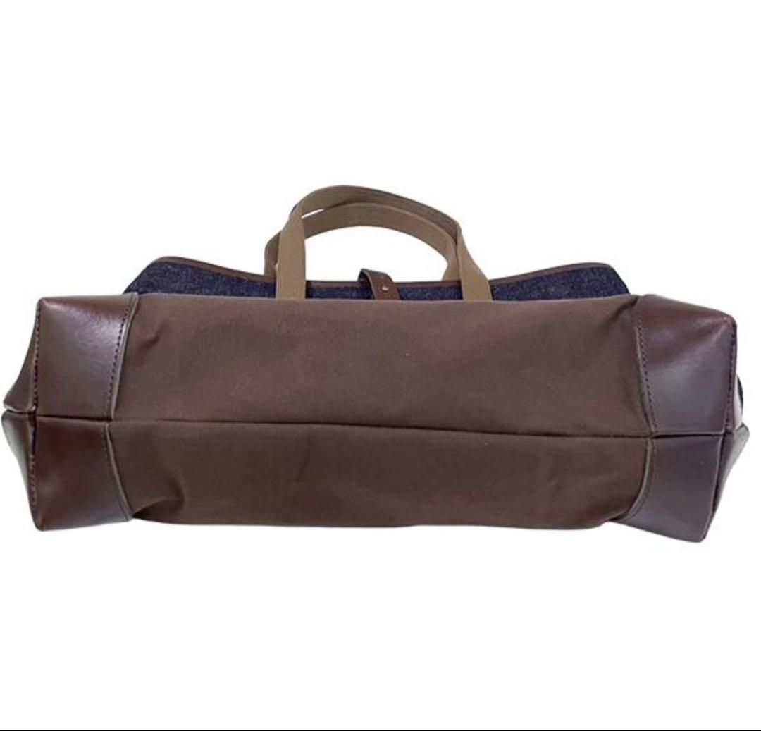 新品 ウエアハウス Lot 5212 デニム トートバッグ ダック レザー 生地