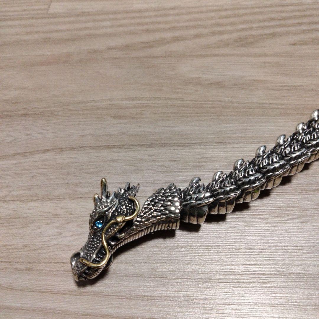 s925 デザイン ドラゴン ブレスレット