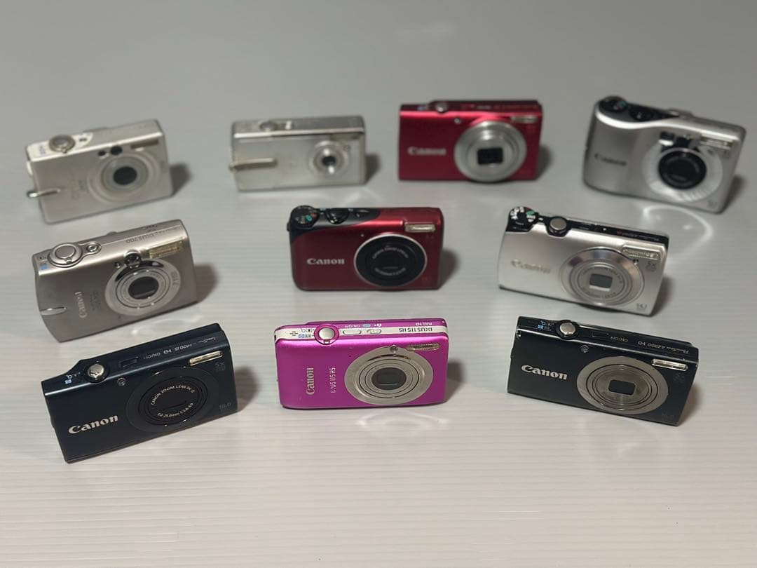 (Canon) 10台 デジカメラ まとめ【動作未確認ジャンク扱】④