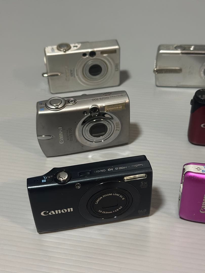 (Canon) 10台 デジカメラ まとめ【動作未確認ジャンク扱】④