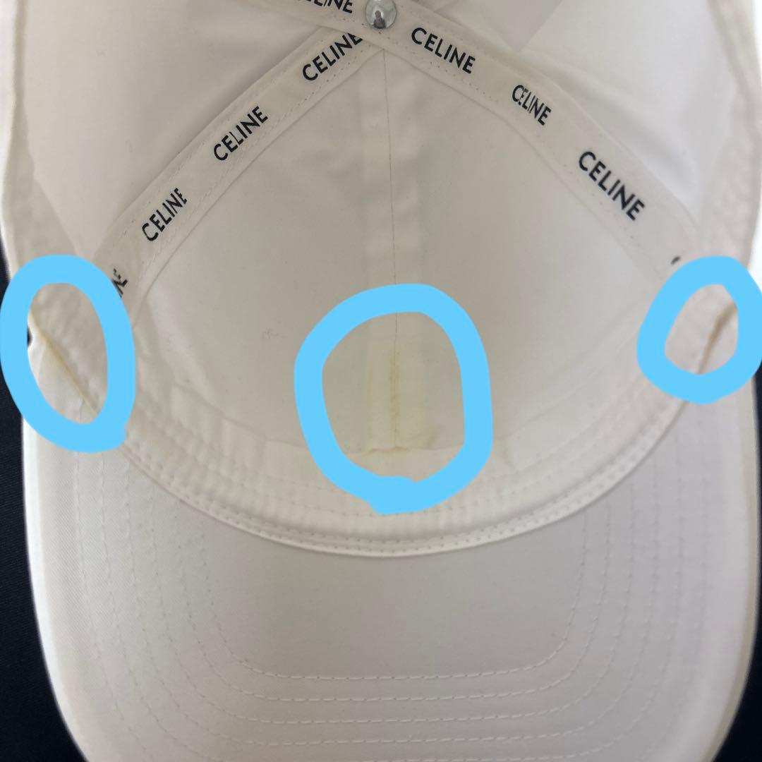 CELINE セリーヌ　トリオンフ ベースボールキャップ