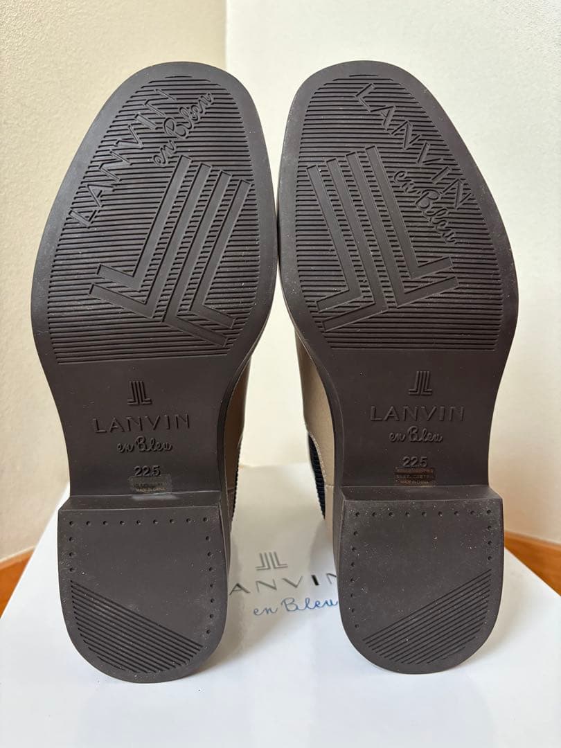 ❤️LANVIN❤️ランバンオンブルー サイドゴア ボアブーツ 22.5㎝ 新品