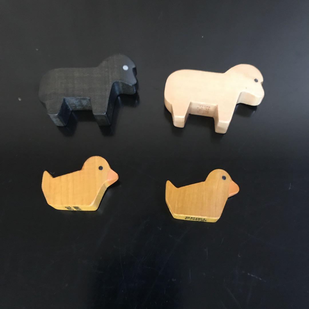 SPIEL FORM ヒツジ　ヒヨコ　スピールフォーム　木のおもちゃ　知育玩具