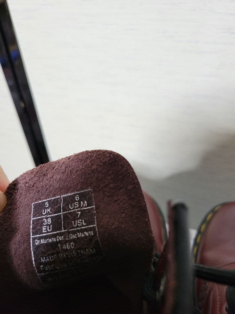 ドクターマーチン　1460 8ホール　チェリーレッド　24.5