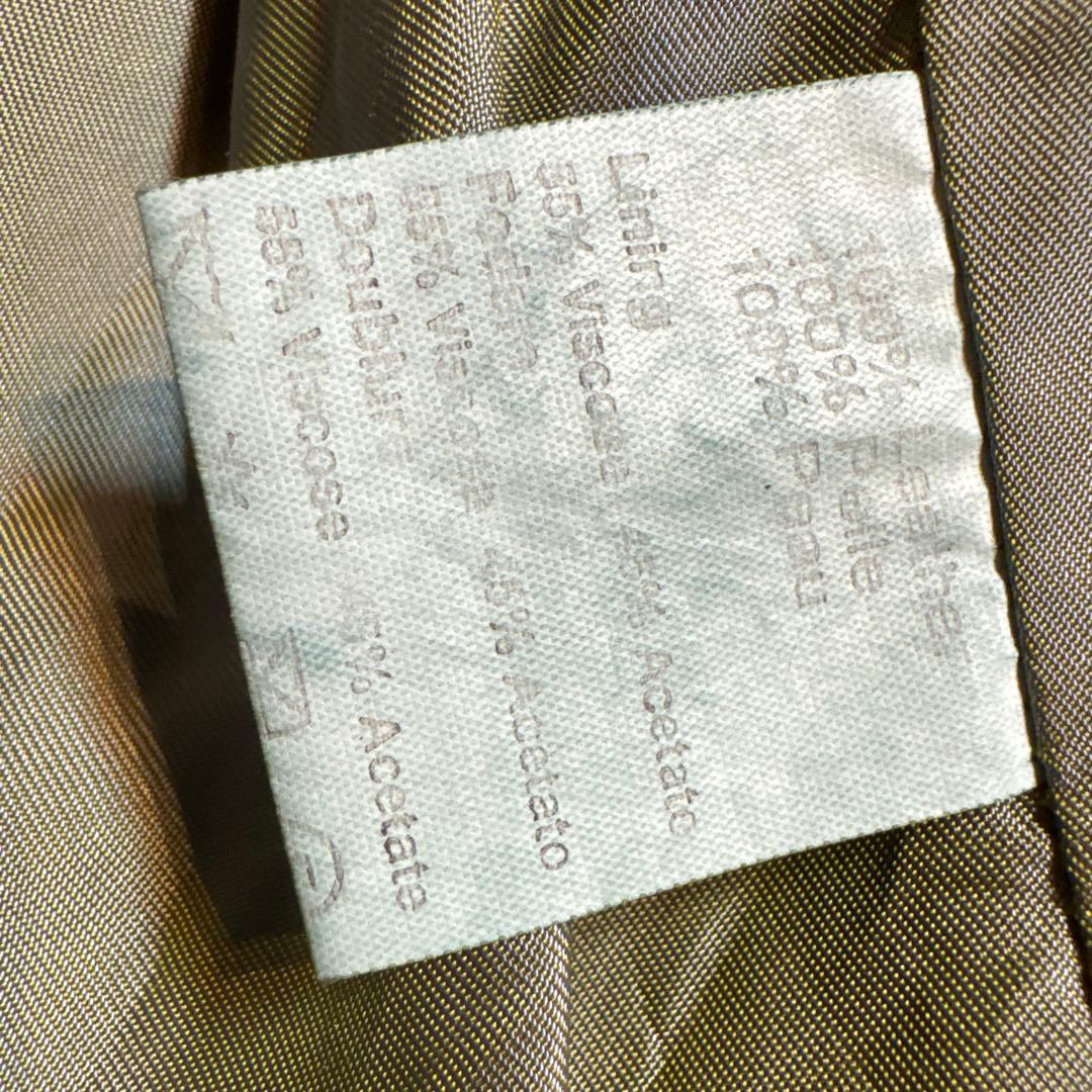 M*A様 VERSACE CLASSIC V2 レザージャケット SIZE 48