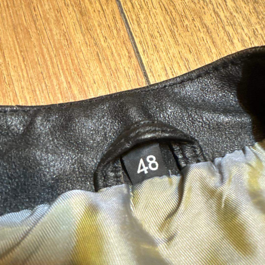 M*A様 VERSACE CLASSIC V2 レザージャケット SIZE 48