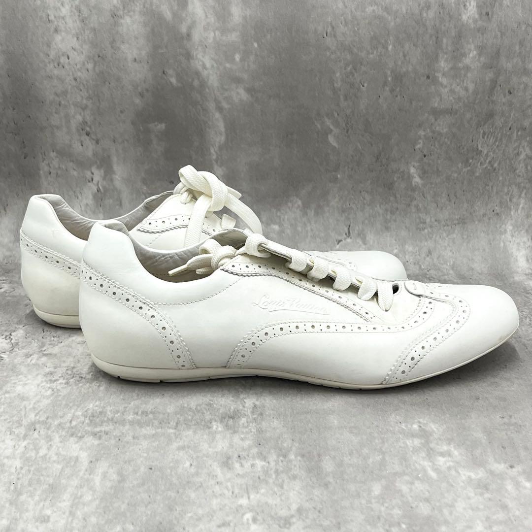 LOUIS VUITTON ルイヴィトン ロゴ型押し オックスフォードシューズ