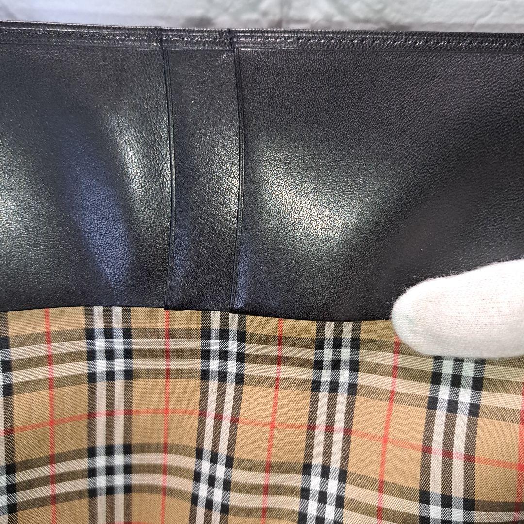 ✨️新品未使用✨️Burberryバーバリー 長財布ノバチェック 黒　箱付き