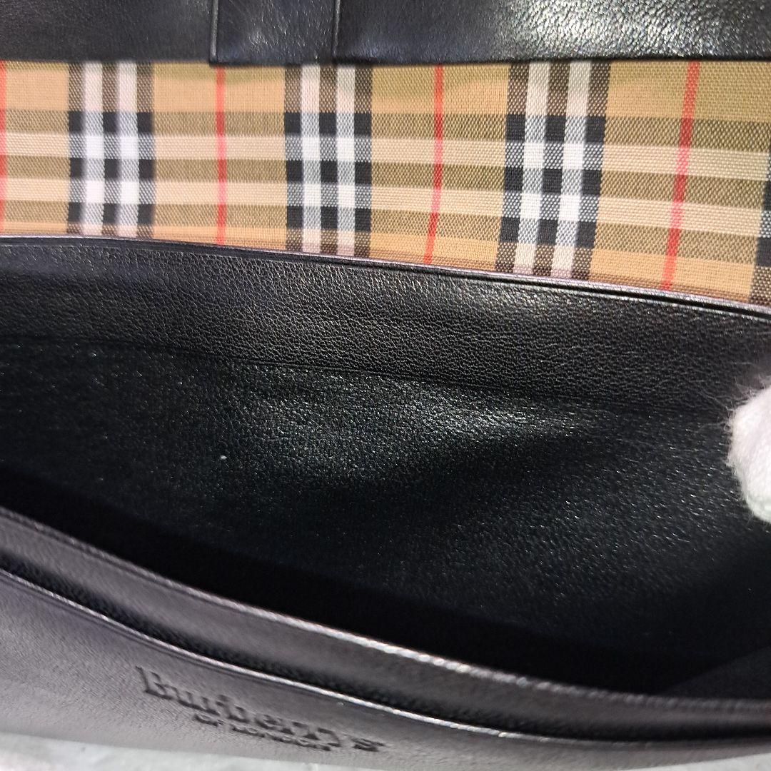 ✨️新品未使用✨️Burberryバーバリー 長財布ノバチェック 黒　箱付き