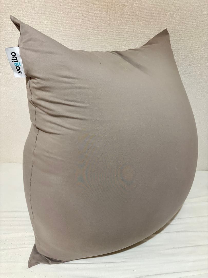 【美品】Yogibo Mini ヨギボーミニ ライトグレー ビーズクッション