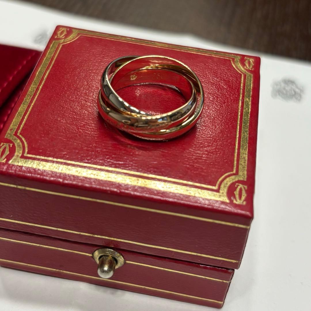 【新品同様】カルティエ　トリニティ クラシックリング　サイズ52