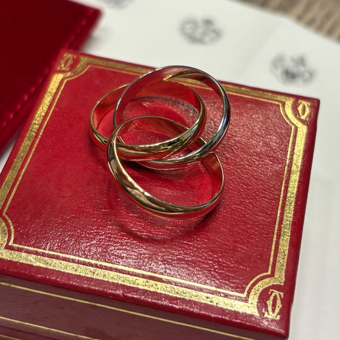 【新品同様】カルティエ　トリニティ クラシックリング　サイズ52