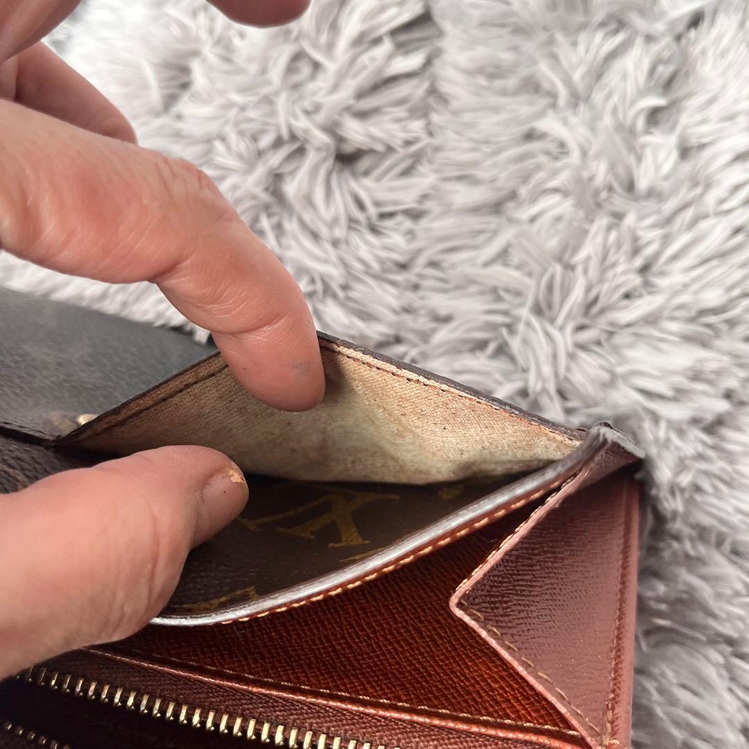ルイヴィトン　モノグラム　長財布　ポルトモネクレディ　メンズ　レディース