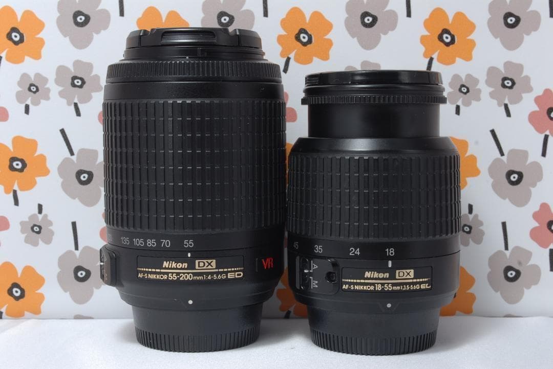 ❤Nikon D5100❤秋の行楽シーズンに❤Wレンズ❤スマホ転送OK❤美品❤