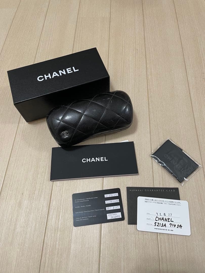 CHANEL シャネル　サングラス ケース付き　ブラウン　ギャランティあり