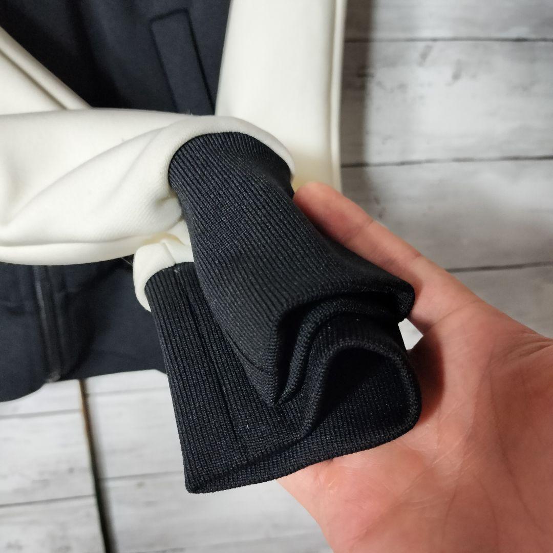 AD2022コムデギャルソン ノーカラートラックジャケット ジャージ バイカラー