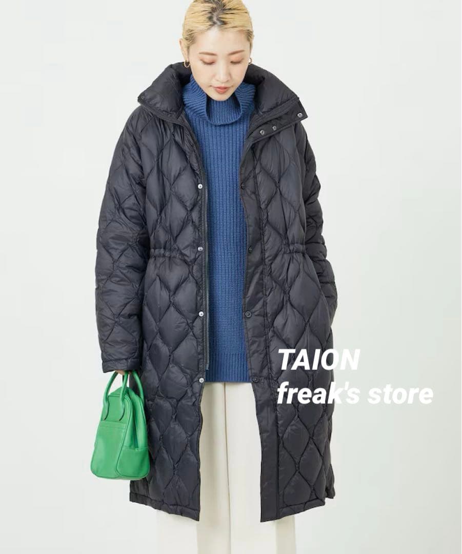 TAION FREAK'S STORE 別注 ロングダウン　ブラック　黒