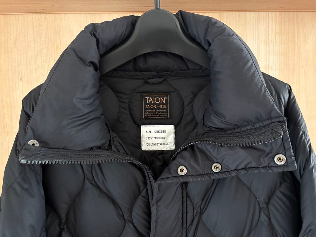 TAION FREAK'S STORE 別注 ロングダウン　ブラック　黒