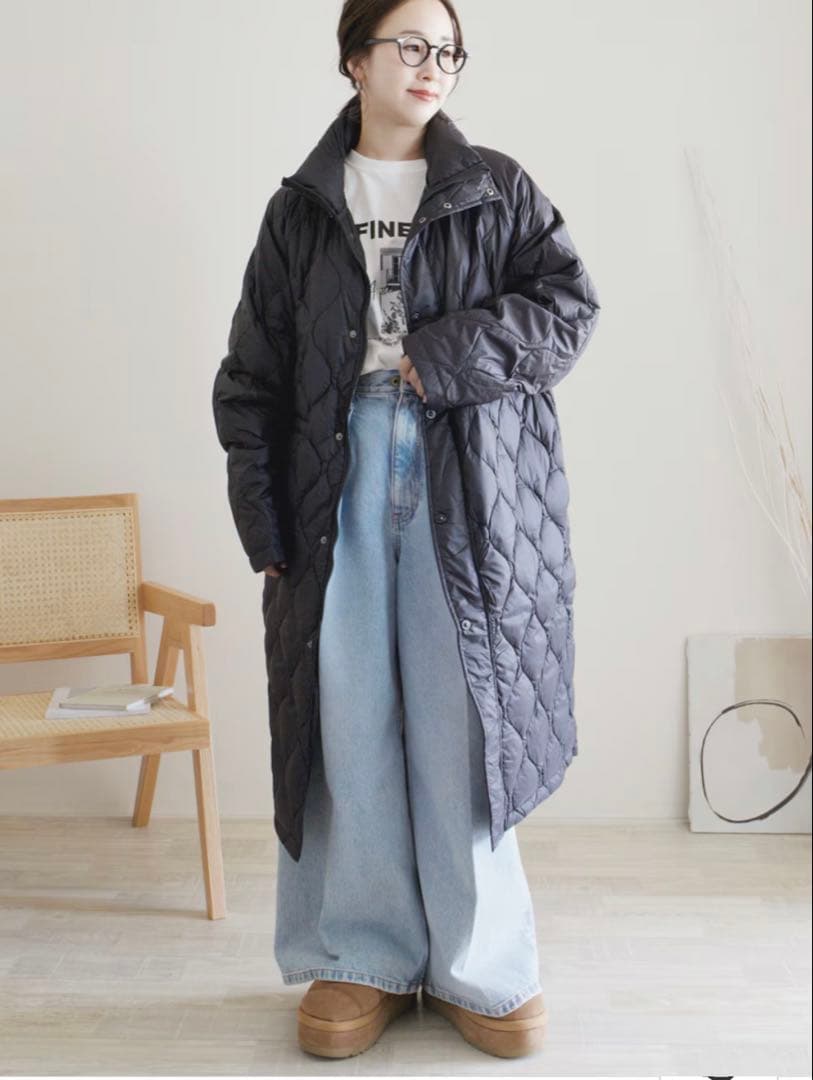 TAION FREAK'S STORE 別注 ロングダウン　ブラック　黒