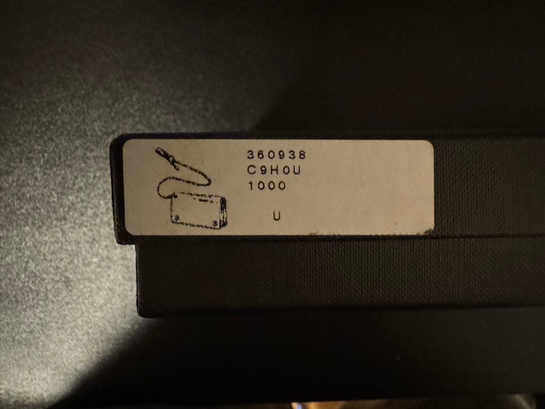 SAINT LAURENT クロコダイル型押し長財布