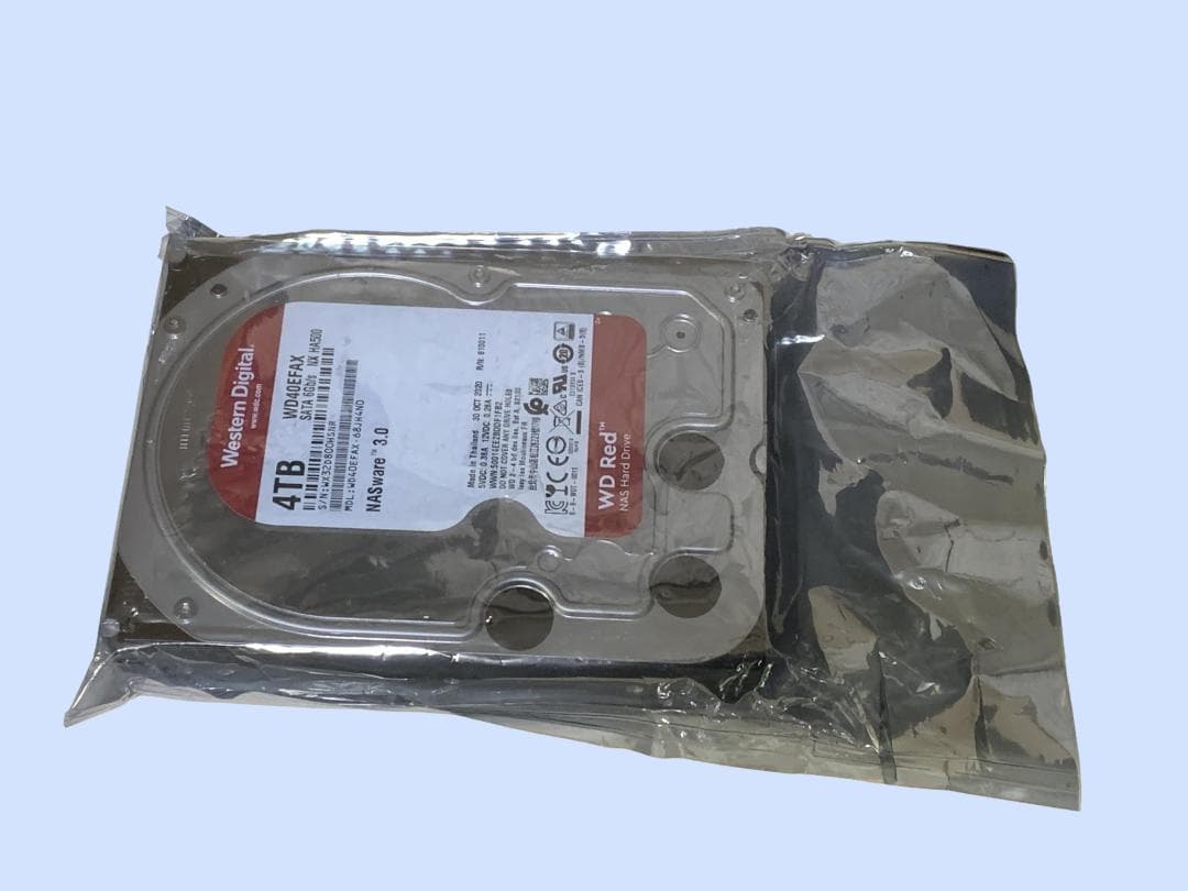 内蔵型ハードディスクドライブ M9468 Western Digital Red 4TB WD40EFAX