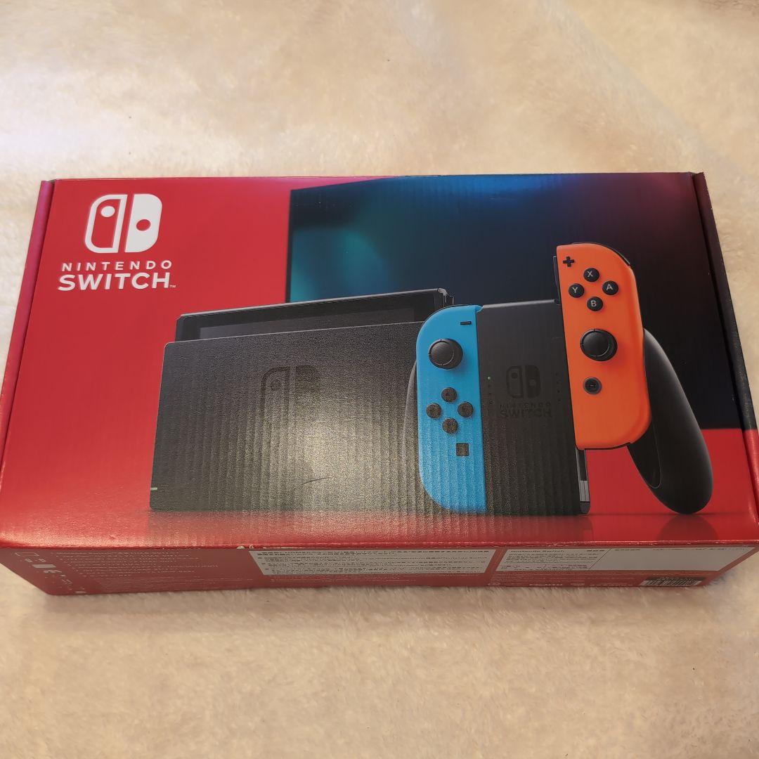 Nintendo Switch本体 /バッテリー持続版 付属品+ガラスフィルム