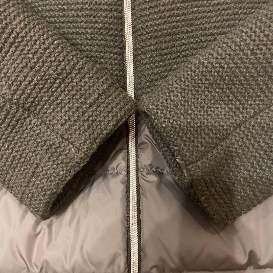 HERNO ヘルノ ニット切り替え ドッキング ダウンコート 44