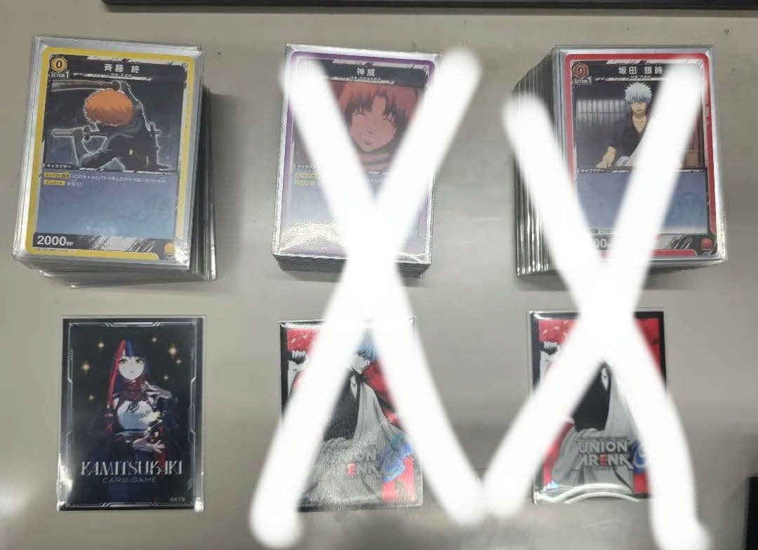 ユニアリ　銀魂　デッキ3種まとめ売り