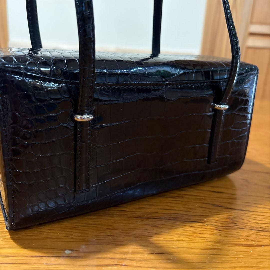 YAMAGUCHI JRA認定クロコダイルハンドバッグ