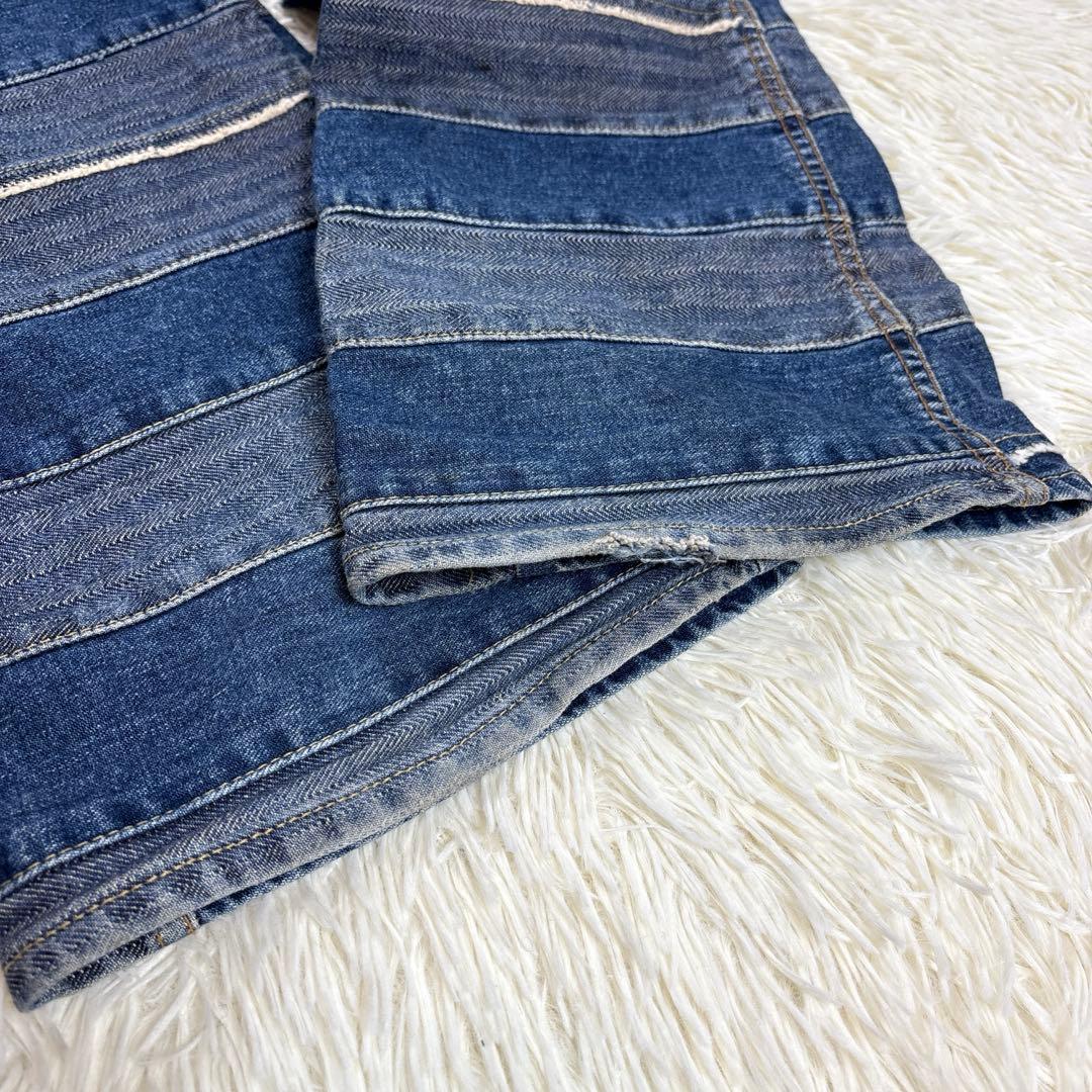 ヒステリックグラマー、ウミヘビ、ツギハギデニムパンツ