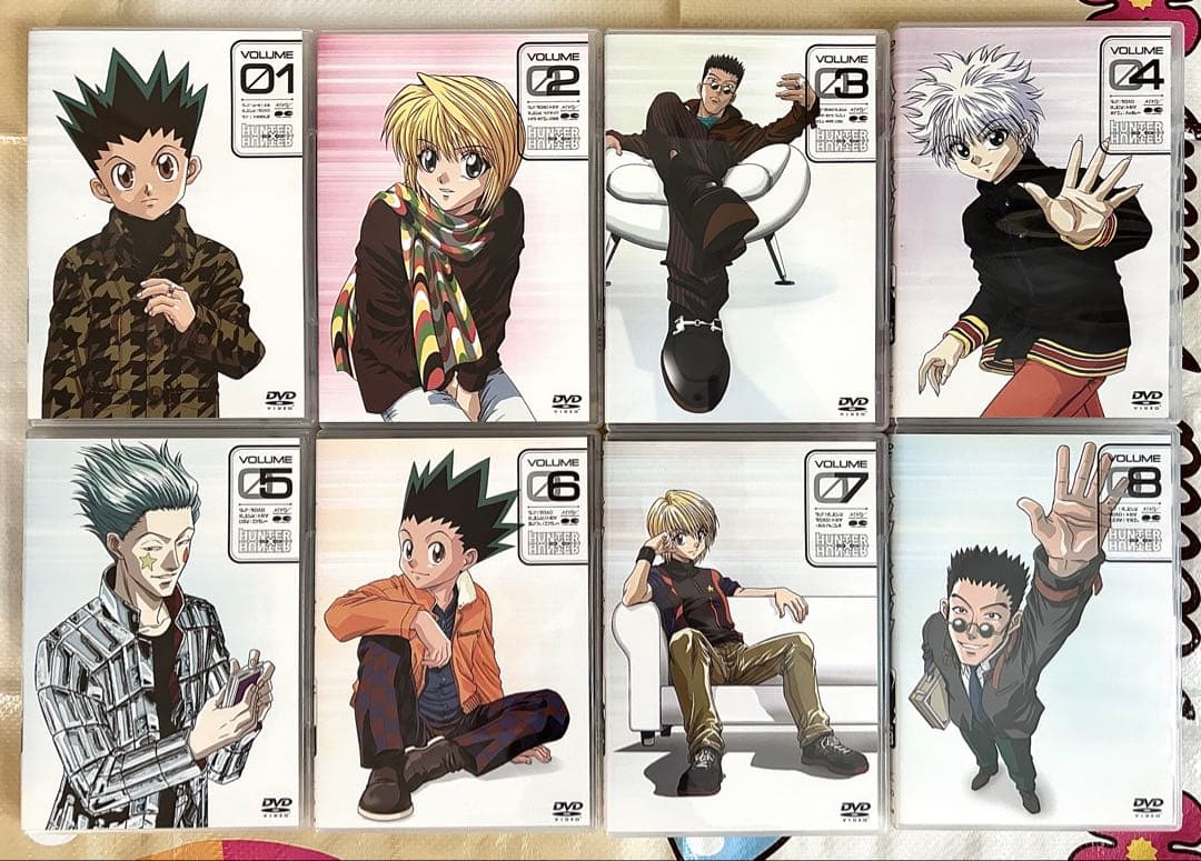 特典ポスター付 HUNTER×HUNTER 旧アニ DVD 1-8巻