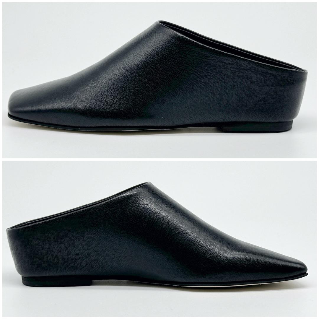 ETRE TOKYO 25SS インヒールレザーミュール 38 ブラック